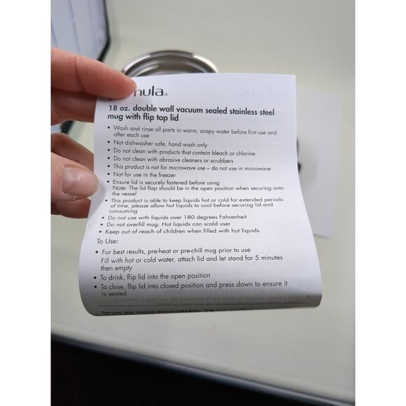 PRIMULA 18oz Double Wall Stainless Steel Green Travel Coffee Mug Tumbler Cup New - Picture 7 of 10